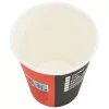 1000 db papír kávéscsészék fedővel 8oz 240ml