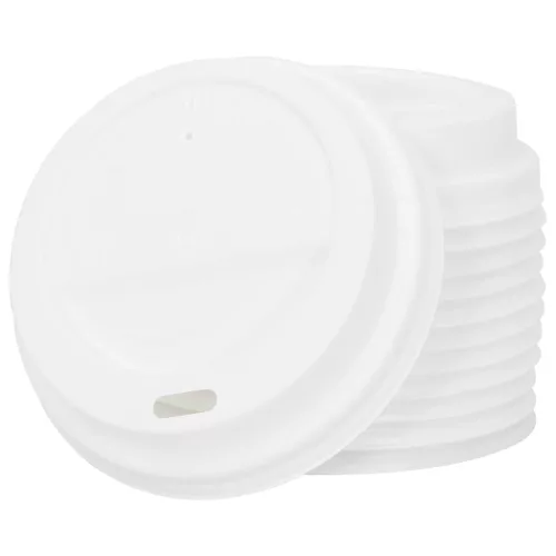1000 db papír kávéscsészék fedővel 8oz 200ml