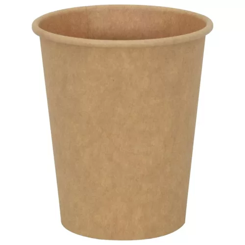 1000 db papír kávéscsészék fedővel 8oz 200ml