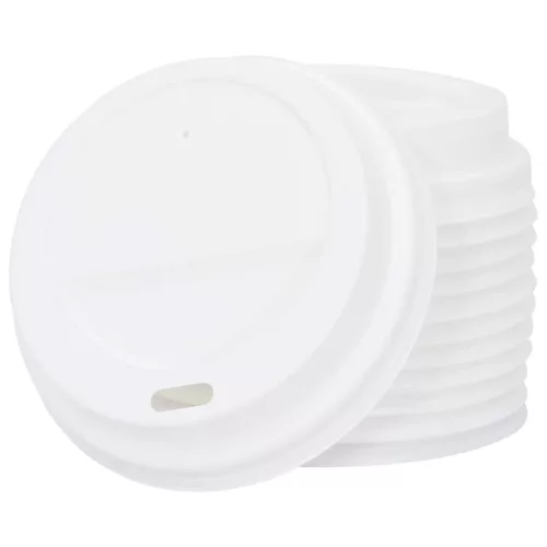 1000 db papír kávéscsészék fedővel 8oz 200ml