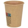 1000 db papír kávéscsészék fedővel 8oz 200ml