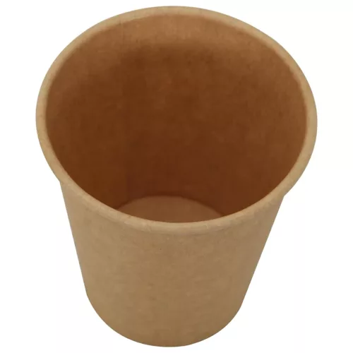 1000 db papír kávéscsészék fedővel 8oz 200ml