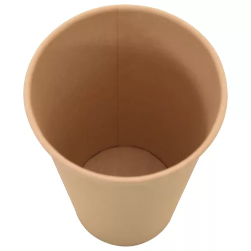 1000 db papír kávéscsészék fedővel 16oz 400ml