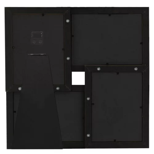 Fekete MDF fényképkeretszett 4 db 10 x 15 cm-es képhez