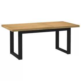   Étkezőasztal NOAIN U-alakú lábak 180x90x75 cm tömörfa fenyőfa
