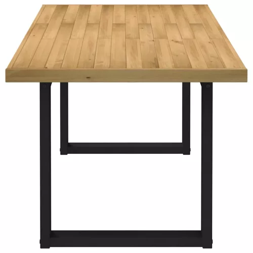 Étkezőasztal NOAIN U-alakú lábak 180x90x75 cm tömörfa fenyőfa