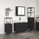 Fürdőszoba bútor szett 3 pcs Musta tammi 90 x 34.5 x 60 cm