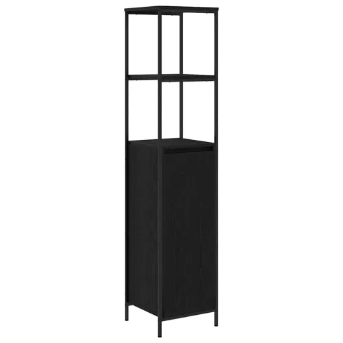 Fürdőszoba bútor szett 3 pcs Musta tammi 90 x 34.5 x 60 cm