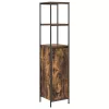 Fürdőszoba bútor szett 3 pcs Füstölt tölgy 90 x 34.5 x 60 cm