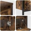 Fürdőszoba bútor szett 3 pcs Füstölt tölgy 90 x 34.5 x 60 cm