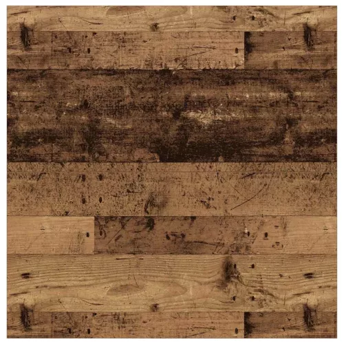 Antik fa dohányzóasztal fiókokkal 100x100x40 cm