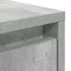 Betonszürke dohányzóasztal fiókokkal 70,5x70x40 cm
