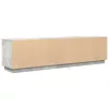 Betonszürke TV-szekrény LED lámpákkal 193,5x41x50 cm