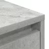 Betonszürke TV-szekrény LED lámpákkal 193,5x41x50 cm
