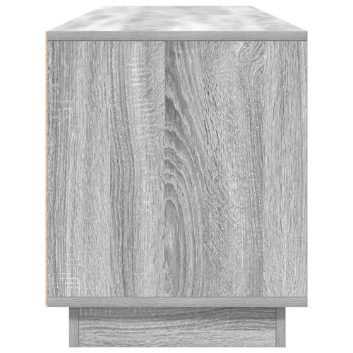 Szürke sonoma színű TV-szekrény LED-lámpákkal 193,5x41x50 cm