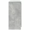 Betonszürke szerelt fa tálalószekrény fiókos 100,5x35x76 cm