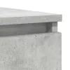 Betonszürke szerelt fa tálalószekrény fiókos 100,5x35x76 cm