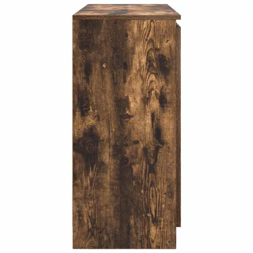 Füstölt tölgy szerelt fa tálalószekrény fiókos 100,5x35x76 cm
