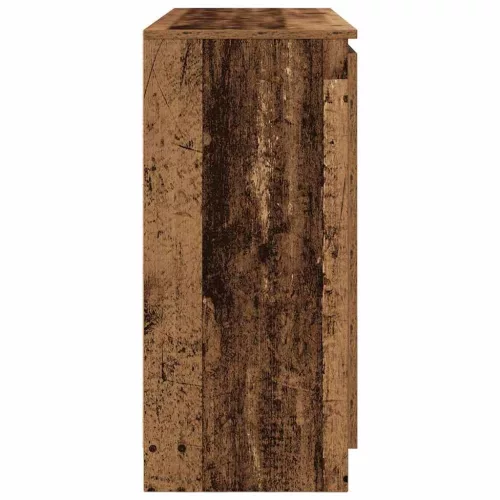 Antik fa szerelt fa tálalószekrény fiókos 100,5x35x76 cm