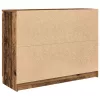 Antik fa szerelt fa tálalószekrény fiókos 100,5x35x76 cm