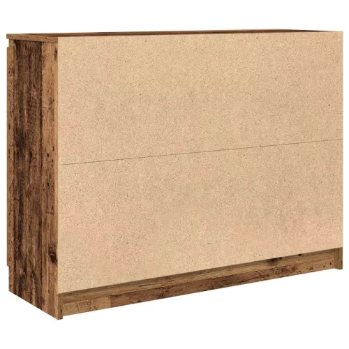 Antik fa szerelt fa tálalószekrény fiókos 100,5x35x76 cm
