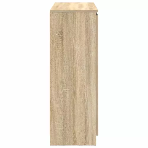 Sonoma tölgy szerelt fa tálalószekrény fiókos 100,5x35x98,5 cm