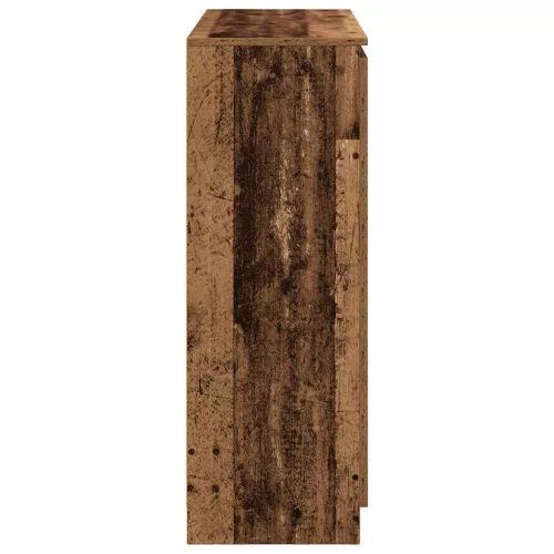 Antik fa szerelt fa tálalószekrény fiókos 100,5x35x98,5 cm