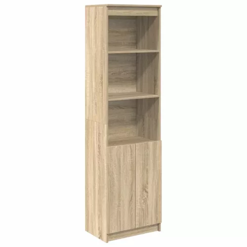 Sonoma tölgy szerelt fa magasszekrény 50x35x180 cm