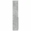 Betonszürke szerelt fa magasszekrény 50x35x180 cm
