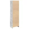 Betonszürke szerelt fa magasszekrény 50x35x180 cm