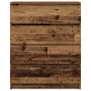Antik fa színű szerelt fa tálalószekrény 80x35x99 cm