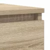 Komód Sonoma tölgy 100x35x76 cm Gépelt fa