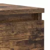 Sonoma tölgy színű szerelt fa tálalószekrény 100x35x76 cm