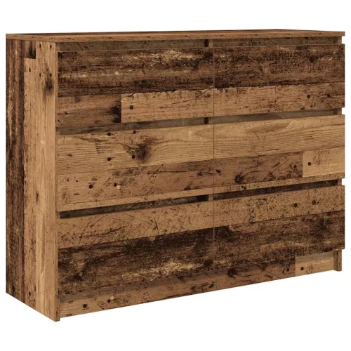 Antik fa szerelt fa tálalószekrény 100x35x76 cm
