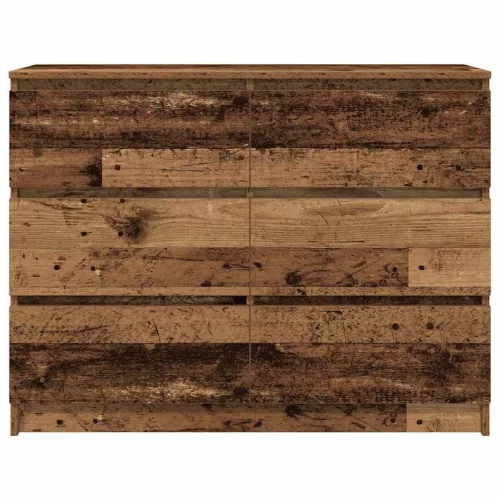 Antik fa szerelt fa tálalószekrény 100x35x76 cm