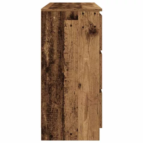 Antik fa szerelt fa tálalószekrény 100x35x76 cm