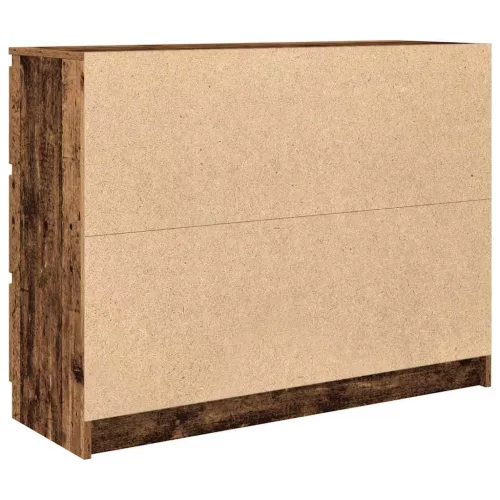 Antik fa szerelt fa tálalószekrény 100x35x76 cm