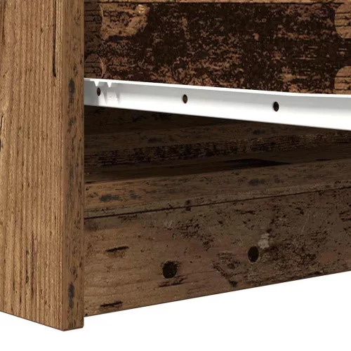 Antik fa szerelt fa tálalószekrény 100x35x76 cm