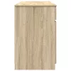 Asztal fiókkal polcokkal sonoma tölgy 140 x 49 x 76 cm Faanyag