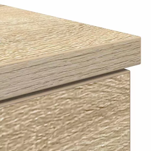 Asztal fiókkal polcokkal sonoma tölgy 140 x 49 x 76 cm Faanyag