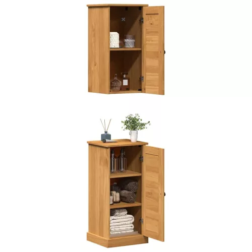 Fürdőszoba bútor szett polcokkal VIGO 2 pcs Barna és Méz barna