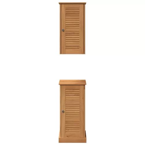 Fürdőszoba bútor szett polcokkal VIGO 2 pcs Barna és Méz barna
