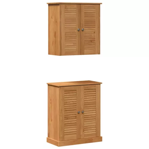 Fürdőszoba bútor szett VIGO 2 pcs Barna 67.5 x 34 x 80 cm