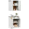 Fürdőszoba bútor szett VIGO 2 pcs Barna 67.5 x 34 x 80 cm