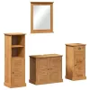 Fürdőszoba bútor szett VIGO 4 pcs mézbarna 37 x 34 x 110 cm