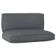 Raklap párna készlet 2 pcs Antracit 120 x 80 x 12 cm