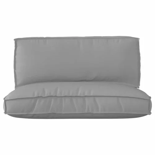 Raklap párna készlet 2 pcs Szürke 120 x 80 x 12 cm