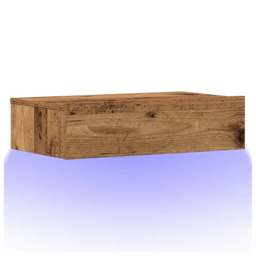 Éjjeliszekrény antik fa 60 x 35 cm szerelt fa
