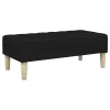 Kanapé Szett 2 pcs Fekete 173 x 131 x 67 cm szövet