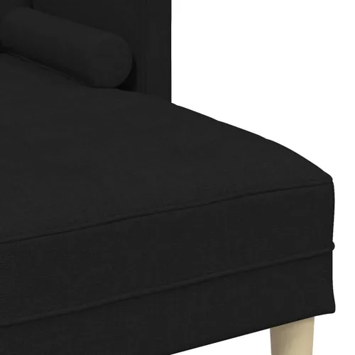 Kanapé Szett 2 pcs Fekete 173 x 131 x 67 cm szövet